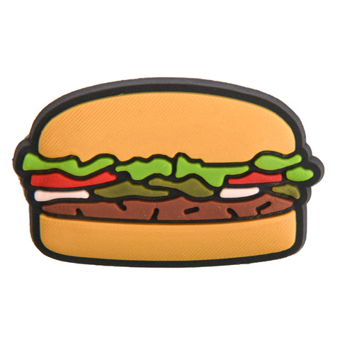 Burger Shoe Charm