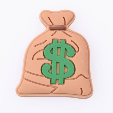 Money Bag Shoe Charm