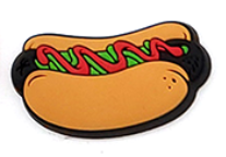 Hotdog Shoe Charm