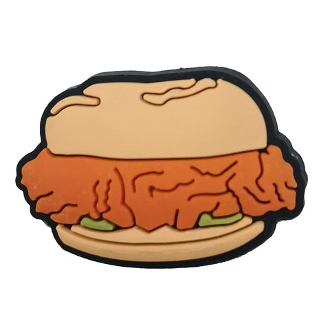 Fried Chicken Sandwich Shoe Charm