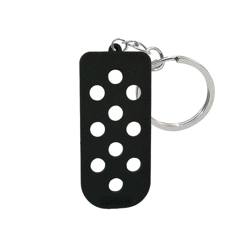 Black Shoe Charm Keychain