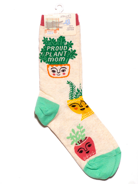 Proud Plant Mom Women's Crew Socks