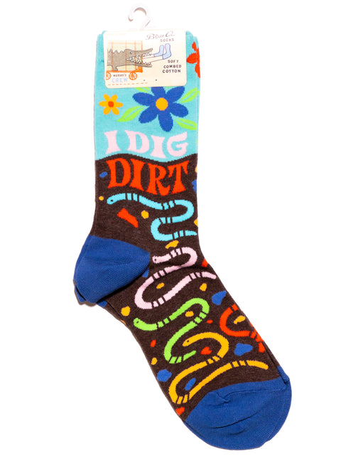 I Dig Dirt Women's Crew Socks