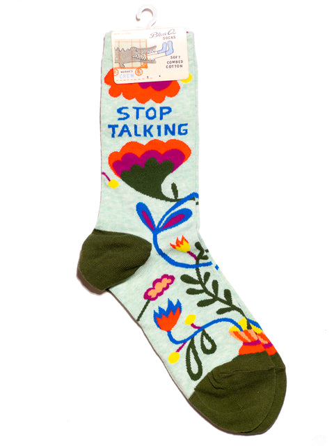 Stop Talking Women's Crew Socks