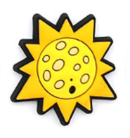 Sun Shoe Charm