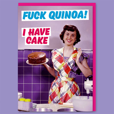 F*** Quinoa! Card