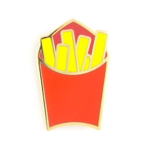 Fries Enamel Pin