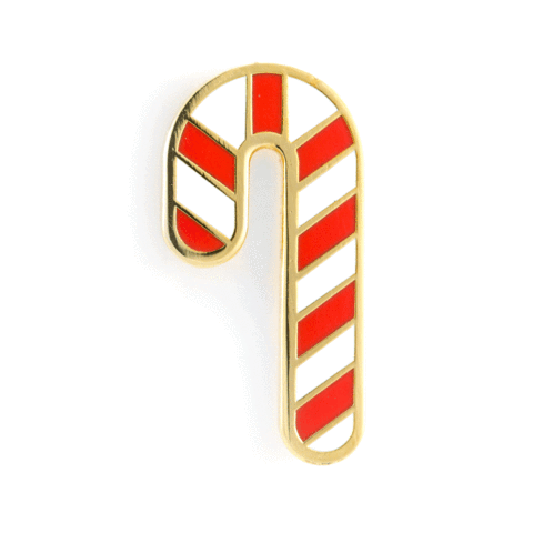 Candy Cane Enamel Pin