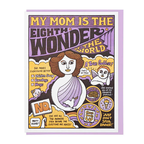 My Mom Is The Eighth Wonder Card