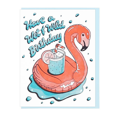 Wet & Wild Birthday Card