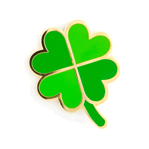 Four Leaf Clover Enamel Pin