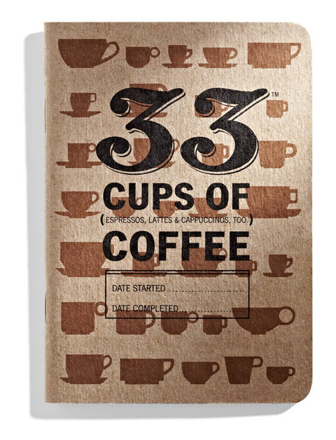 33 Cups Of Coffee Tasting Notebook