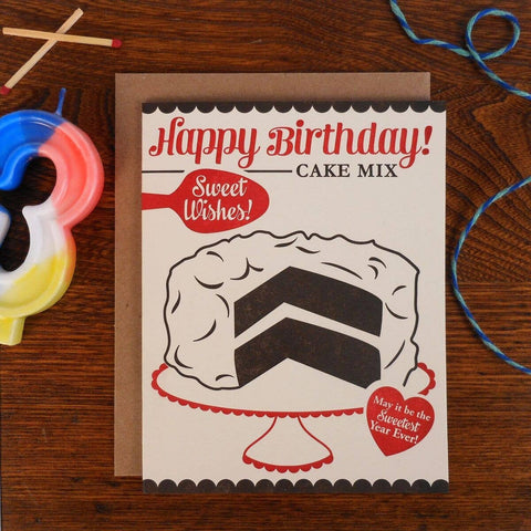 Happy Birthday Cakebox Card