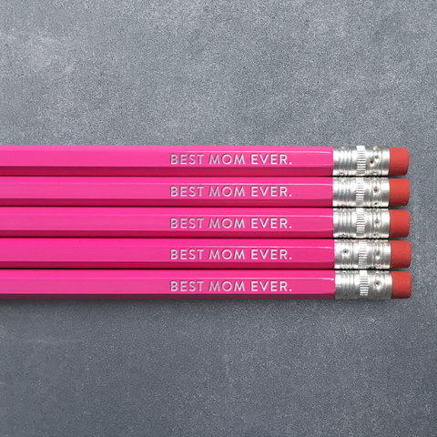 Best Mom Ever Pencil 5-pack