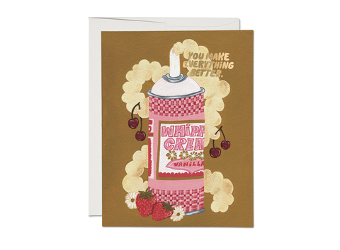 Whipped Cream Card