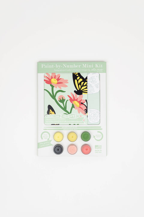 Yellow Butterflies Paint-by-Number Kit