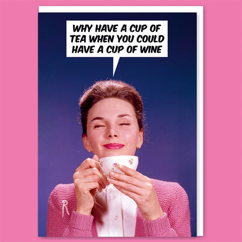 Cup of Wine Card