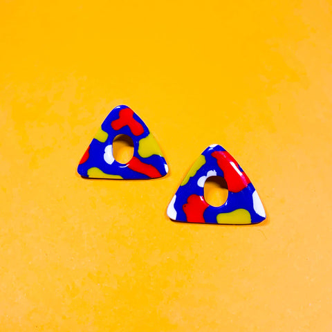 Primary Colour Realness Stud Earrings