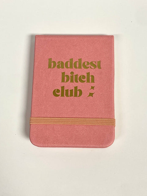 Baddest Bitch Club Leatherette Pocket Journal