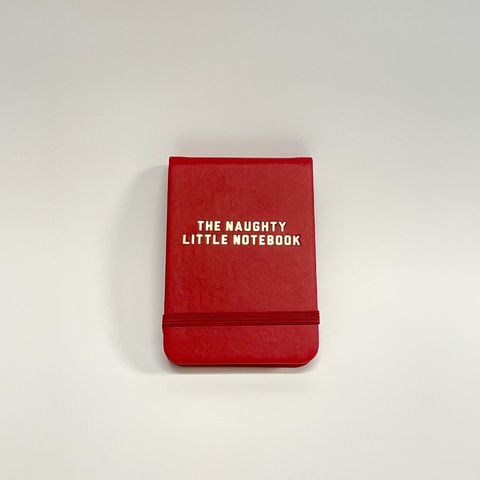 Le petit carnet coquin Carnet de poche en similicuir rouge