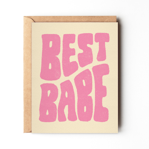 Best Babe Card