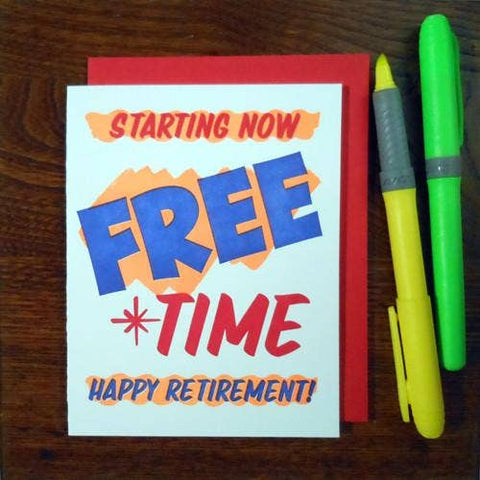 Grocery Retirement Sign Card