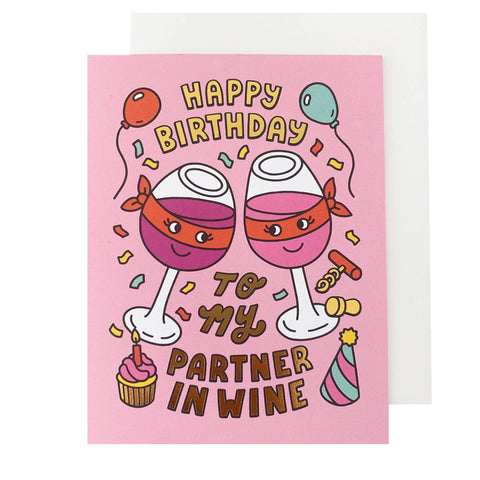 Partner in Wine Card