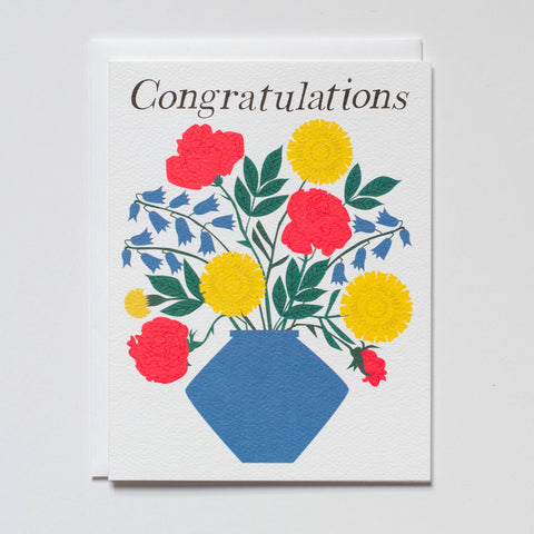 Floral Congratulations Card