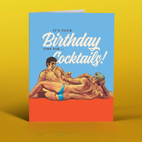 Time For Cocktails Card