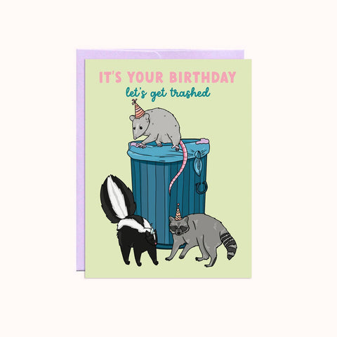 Trashed Birthday Card