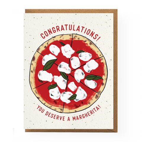 Margherita Pizza Card