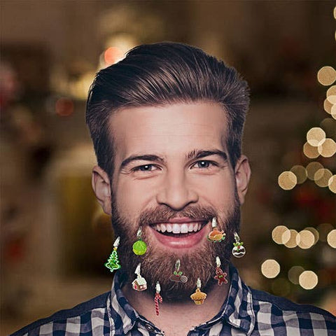 Christmas Beard Ornaments